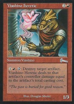 1999 Magic the Gathering Urza's Legacy #95 Viashino Heretic Front
