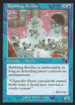 1999 Magic the Gathering Urza's Destiny #29 Bubbling Beebles Front
