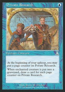 1999 Magic the Gathering Urza's Destiny #41 Private Research Front