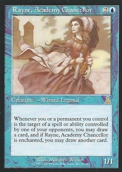 1999 Magic the Gathering Urza's Destiny #43 Rayne, Academy Chancellor Front