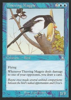 1999 Magic the Gathering Urza's Destiny #49 Thieving Magpie Front