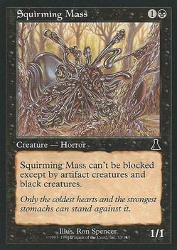 1999 Magic the Gathering Urza's Destiny #73 Squirming Mass Front