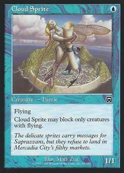1999 Magic the Gathering Mercadian Masques #67 Cloud Sprite Front