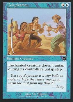 1999 Magic the Gathering Mercadian Masques #73 Dehydration Front