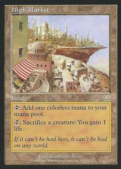 1999 Magic the Gathering Mercadian Masques #320 High Market Front