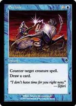 2000 Magic the Gathering Invasion #56 Exclude Front