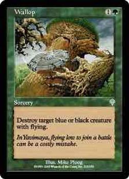 2000 Magic the Gathering Invasion #223 Wallop Front