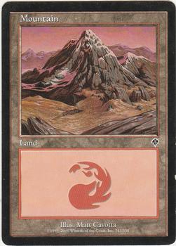 2000 Magic the Gathering Invasion #343 Mountain Front