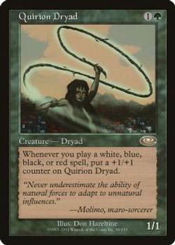 2001 Magic the Gathering Planeshift #89 Quirion Dryad Front