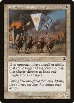 2001 Magic the Gathering Apocalypse #3 Coalition Honor Guard Front