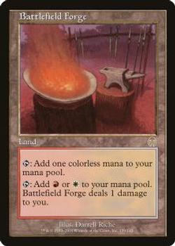 2001 Magic the Gathering Apocalypse #139 Battlefield Forge Front