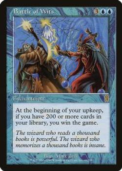 2001 Magic the Gathering Odyssey #69 Battle of Wits Front
