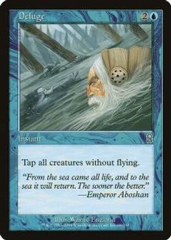 2001 Magic the Gathering Odyssey #80 Deluge Front