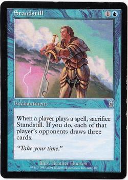 2001 Magic the Gathering Odyssey #102 Standstill Front