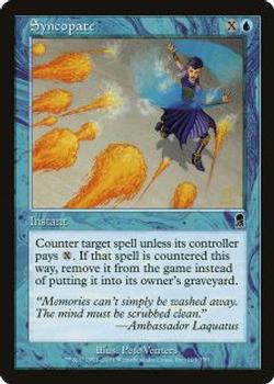 2001 Magic the Gathering Odyssey #103 Syncopate Front