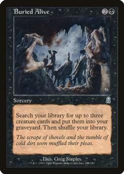 2001 Magic the Gathering Odyssey #118 Buried Alive Front