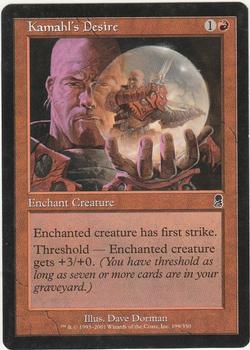 2001 Magic the Gathering Odyssey #199 Kamahl's Desire Front