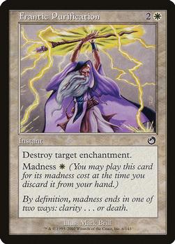 2002 Magic the Gathering Torment #6 Frantic Purification Front