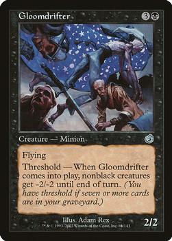 2002 Magic the Gathering Torment #61 Gloomdrifter Front