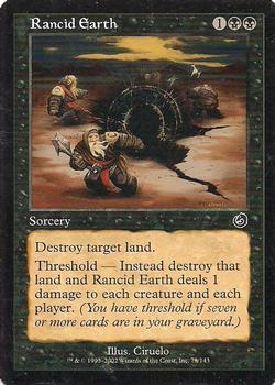 2002 Magic the Gathering Torment #78 Rancid Earth Front