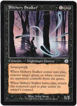 2002 Magic the Gathering Torment #84 Slithery Stalker Front