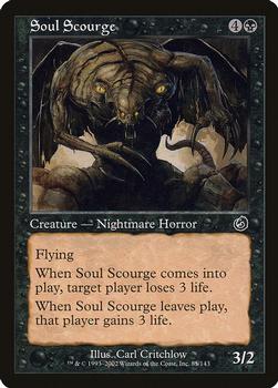 2002 Magic the Gathering Torment #85 Soul Scourge Front