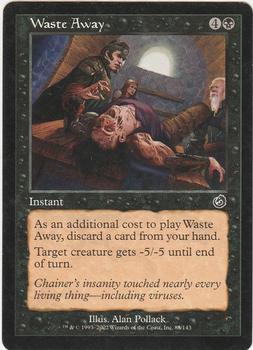 2002 Magic the Gathering Torment #88 Waste Away Front