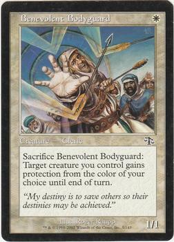 2002 Magic the Gathering Judgment #5 Benevolent Bodyguard Front