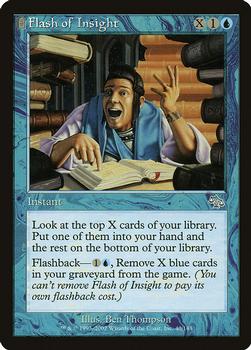 2002 Magic the Gathering Judgment #40 Flash of Insight Front