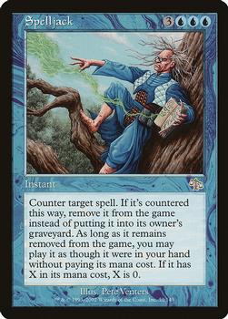 2002 Magic the Gathering Judgment #51 Spelljack Front