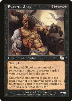 2002 Magic the Gathering Judgment #73 Sutured Ghoul Front