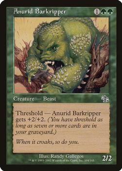 2002 Magic the Gathering Judgment #104 Anurid Barkripper Front