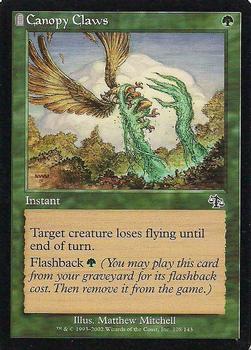 2002 Magic the Gathering Judgment #108 Canopy Claws Front