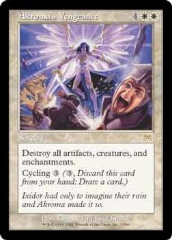 2002 Magic the Gathering Onslaught #2 Akroma's Vengeance Front