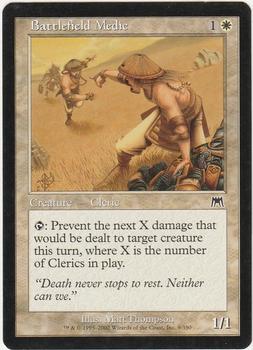 2002 Magic the Gathering Onslaught #9 Battlefield Medic Front