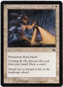 2002 Magic the Gathering Onslaught #25 Disciple of Grace Front
