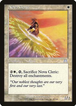 2002 Magic the Gathering Onslaught #45 Nova Cleric Front