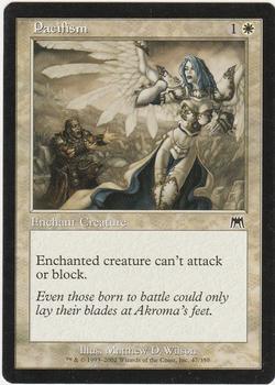 2002 Magic the Gathering Onslaught #47 Pacifism Front