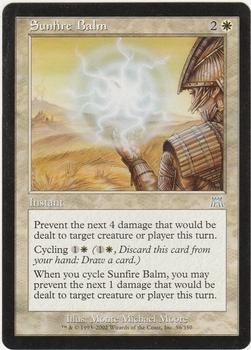 2002 Magic the Gathering Onslaught #56 Sunfire Balm Front