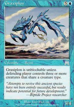 2002 Magic the Gathering Onslaught #86 Graxiplon Front