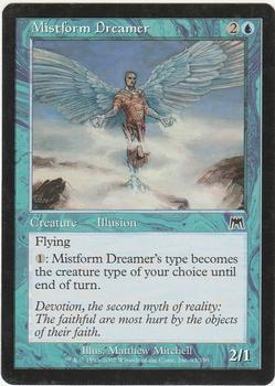 2002 Magic the Gathering Onslaught #93 Mistform Dreamer Front