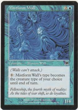 2002 Magic the Gathering Onslaught #99 Mistform Wall Front