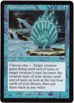 2002 Magic the Gathering Onslaught #119 Trickery Charm Front