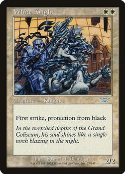 2003 Magic the Gathering Legions #27 White Knight Front