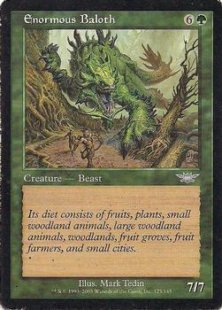 2003 Magic the Gathering Legions #125 Enormous Baloth Front