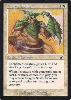 2003 Magic the Gathering Scourge #10 Dragon Scales Front