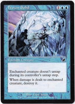 2003 Magic the Gathering Scourge #36 Frozen Solid Front
