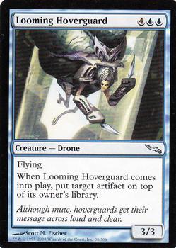 2003 Magic the Gathering Mirrodin #38 Looming Hoverguard Front