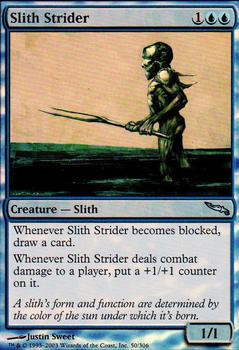 2003 Magic the Gathering Mirrodin #50 Slith Strider Front