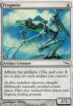 2003 Magic the Gathering Mirrodin #172 Frogmite Front